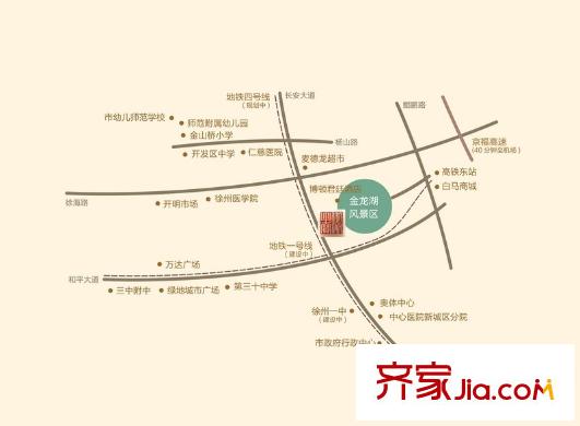 璽悅龍城區(qū)位圖