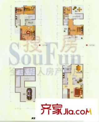 御苑戶型圖綠韻軒 5室2廳3衛(wèi)1廚