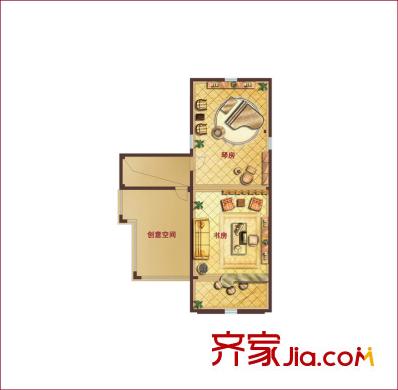 久隆鳳凰城別墅戶型圖B戶型（閣樓） 10室4廳3衛(wèi)1廚