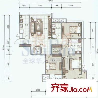 徐州 阿爾卡迪亞 戶型圖