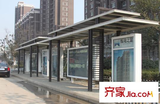 金山福地項(xiàng)目門口10米公交站臺(tái)