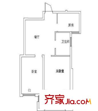 國基城邦 0室 戶型圖