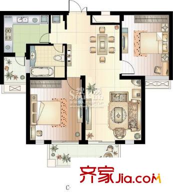 徐州 開(kāi)元四季 G13戶(hù)型圖