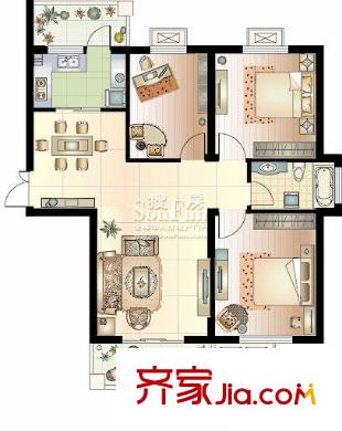 徐州 開(kāi)元四季 G12戶(hù)型圖