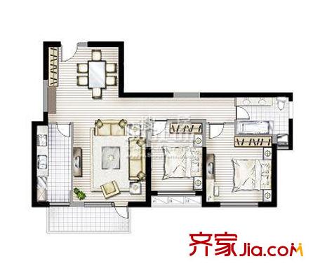 晏園玖瓏城 戶(hù)型圖