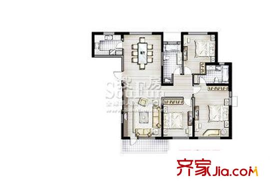 晏園玖瓏城 戶(hù)型圖