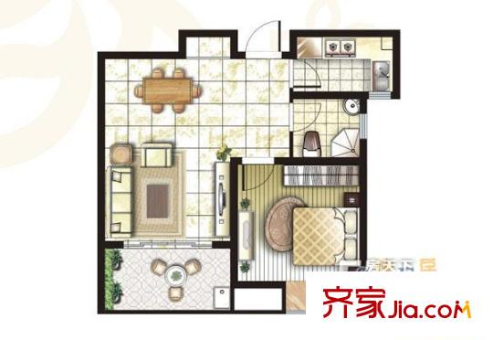 星湖101廣場 戶型圖