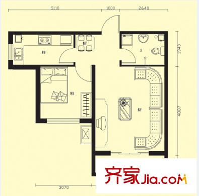 海花新城 戶型圖