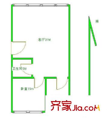 鴻升公寓 戶型圖