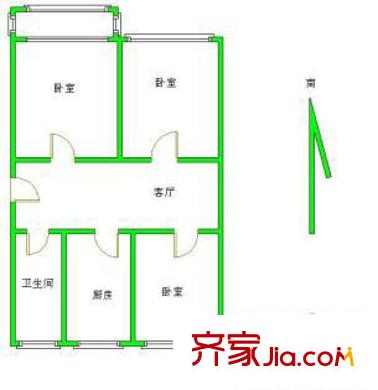 鑫乾大廈 戶型圖