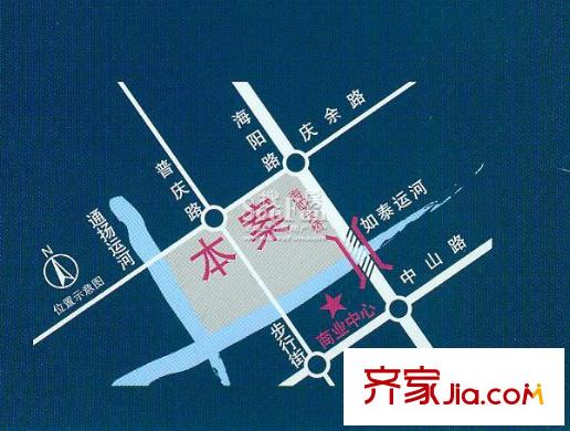 上海新城交通圖位置圖
