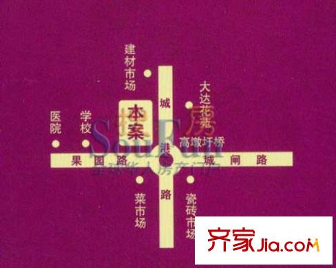 康華苑交通圖 