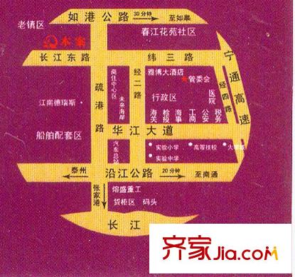 江風(fēng)海韻交通圖區(qū)位圖