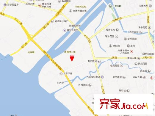 江景國際交通圖