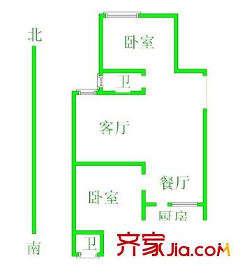 嘉陵江小區(qū) 戶型圖