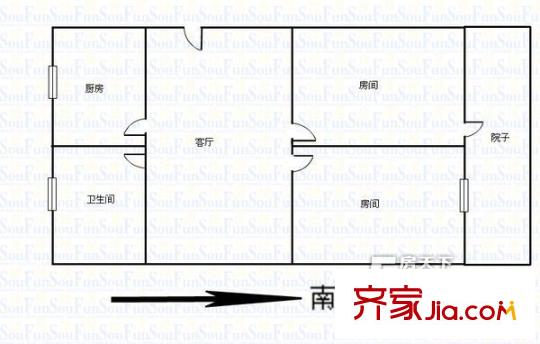 郭里園天鑫苑 戶型圖