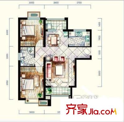 唐閘西公房 戶型圖