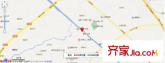 唐閘西公房交通圖 
