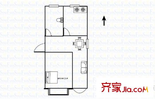 唐閘西公房 戶型圖
