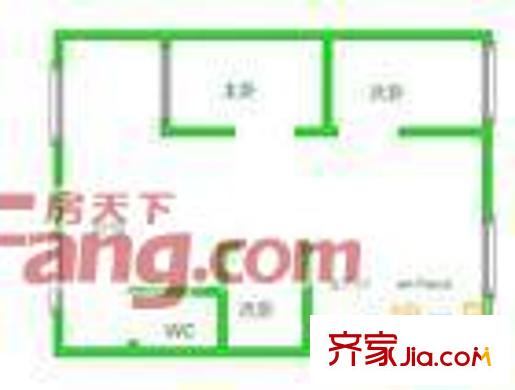 虹橋北村鉆石樓 戶型圖