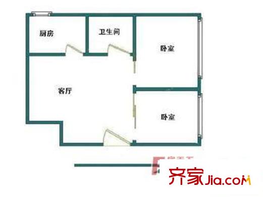 大東公寓 戶型圖