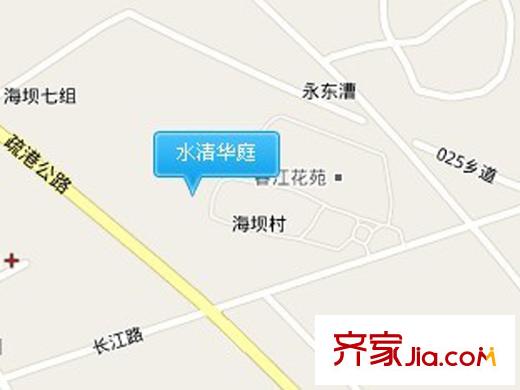 水清華庭交通圖區(qū)位圖
