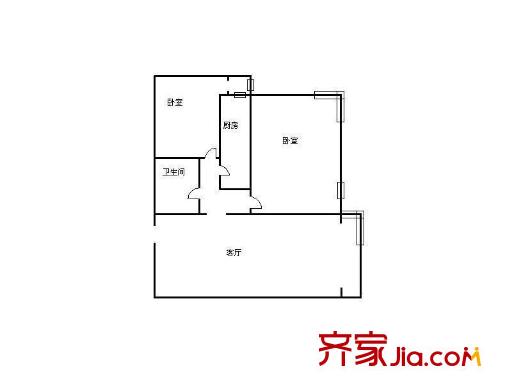 天和景居戶(hù)型圖天和錦居 戶(hù)型圖 2室1廳1衛(wèi)1廚