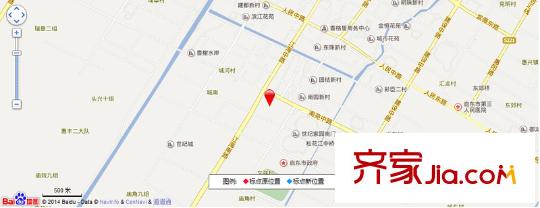 啟東城南新村交通圖 