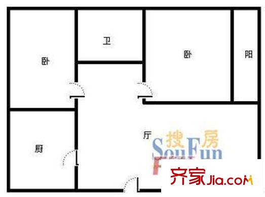 新橋干休所 戶型圖