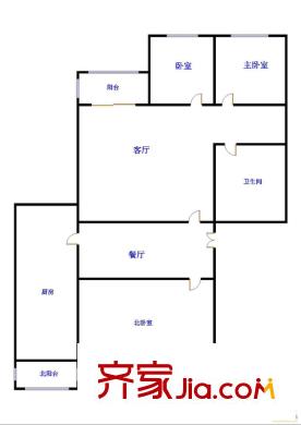 王府公寓 戶型圖