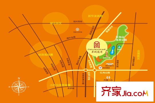 華域龍灣小區(qū)區(qū)位圖