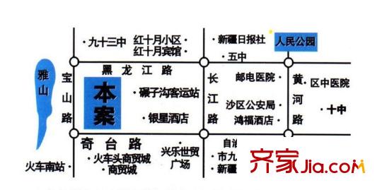 廣匯凱旋門交通圖區(qū)位示意圖