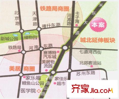 福景佳苑交通圖