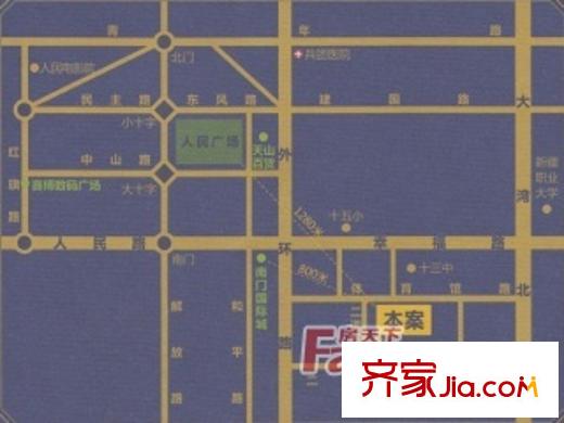 幸福傾城交通圖位置圖