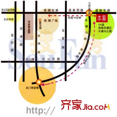 天賜良園交通圖烏魯木齊  