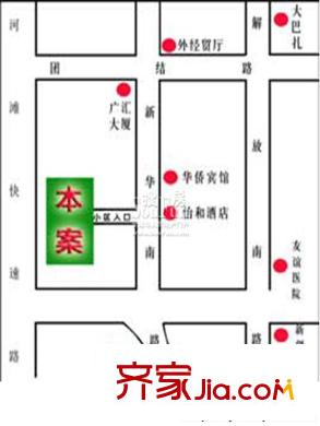 朗潤天誠小區(qū)配套圖周邊配套示意圖