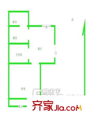 長青花園戶型圖戶型圖（20130308） 1室1廳1衛(wèi)1廚