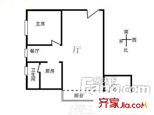 海關(guān)宿舍戶型圖戶型圖（20130308） 2室1廳1衛(wèi)1廚