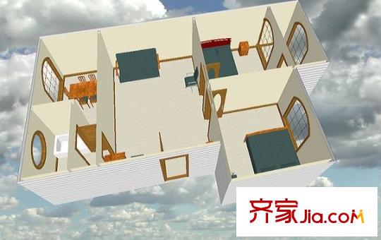 政府宿舍(奎文區(qū))戶型圖奎文區(qū)政府宿舍 2室 戶型圖 2室2廳1衛(wèi)1廚