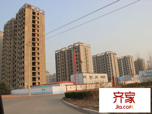 浞景翠園外景圖高層樓體施工實景圖(20130315)