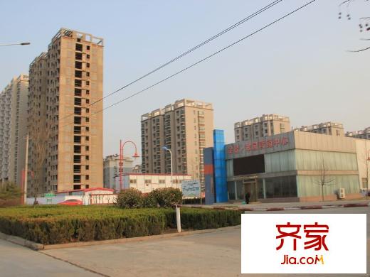 浞景翠園外景圖高層樓體施工實景圖(20130315)