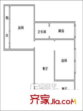 陽光花園戶型圖戶型圖（20130308） 2室1廳1衛(wèi)1廚