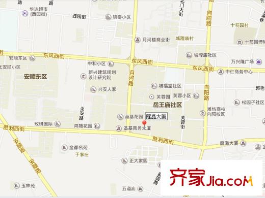 隆鑫大廈交通圖