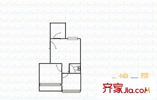 瑞麟公館 2室 戶型圖