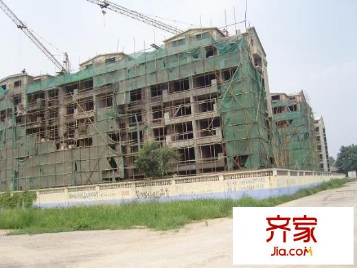 晟達(dá)家園外景圖工程進(jìn)度20090825