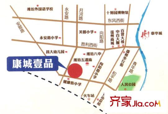 康城壹品交通圖