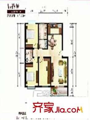 福祥居戶型圖戶型圖（20130308） 2室2廳1衛(wèi)1廚