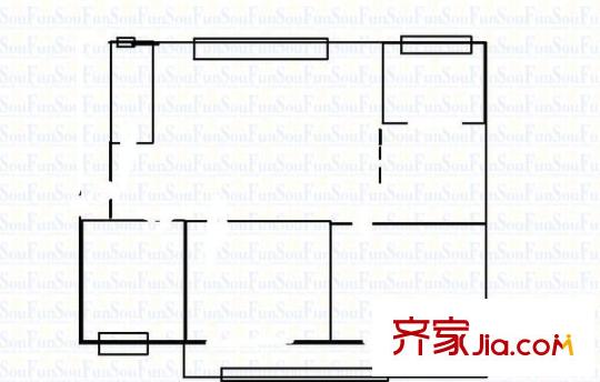 郵電新村 3室 戶型圖