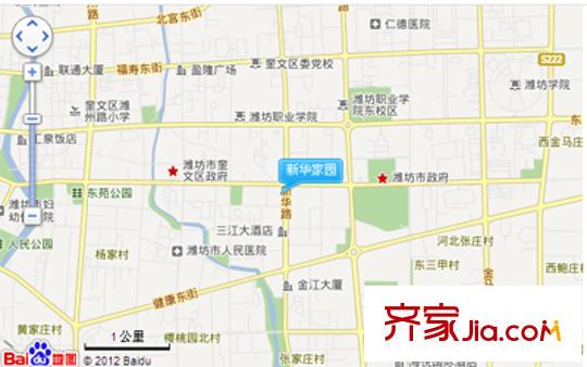新華家園交通圖