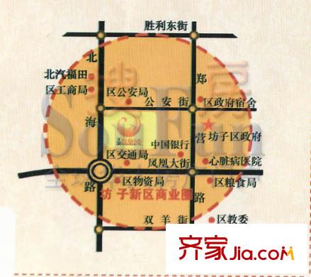 天潤(rùn)鳳凰城交通圖